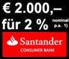 Santander Kreditangebot