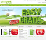 Bildschirmdruck von der Internetseite der easybank