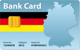 Bankkarte zu einem Konto in Deutschland